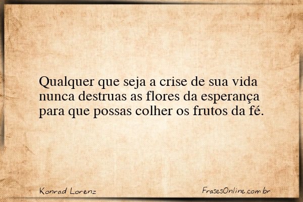 Frase de Konrad Lorenz