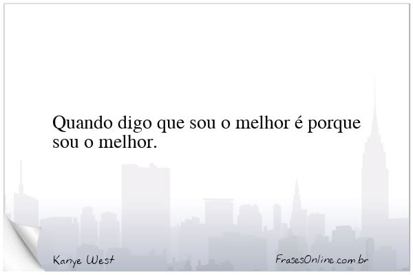 Frase de Kanye West
