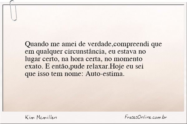 Frase de Kim Mcmillen