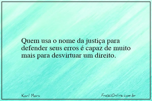 Frase de Karl Marx