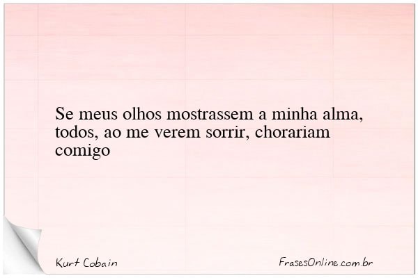 Frase de Kurt Cobain