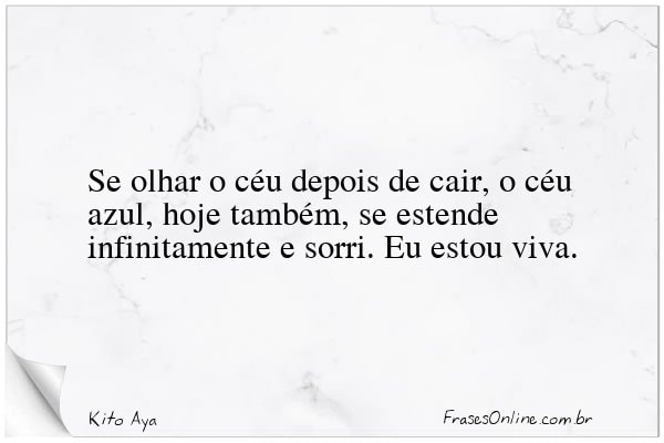 Frase de Kito Aya