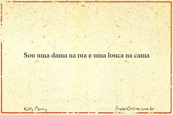 Frase de Katy Perry