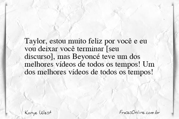 Frase de Kanye West