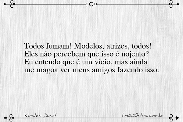 Frase de Kirsten Dunst