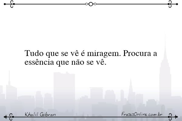 Frase de Khalil Gibran
