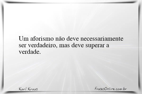 Frase de Karl Kraus