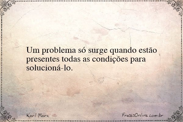 Frase de Karl Marx