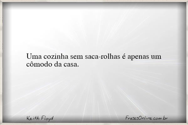 Frase de Keith Floyd