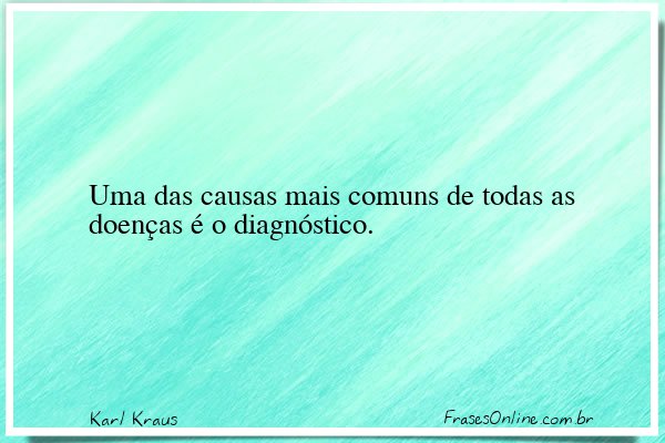 Frase de Karl Kraus