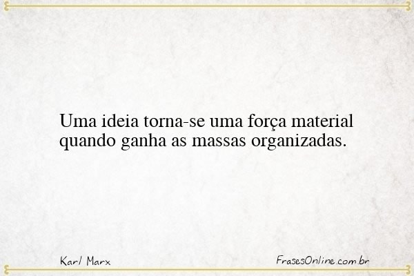 Frase de Karl Marx