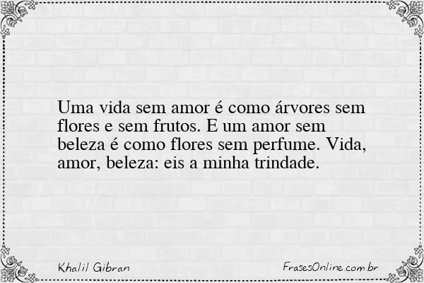 Frase de Khalil Gibran