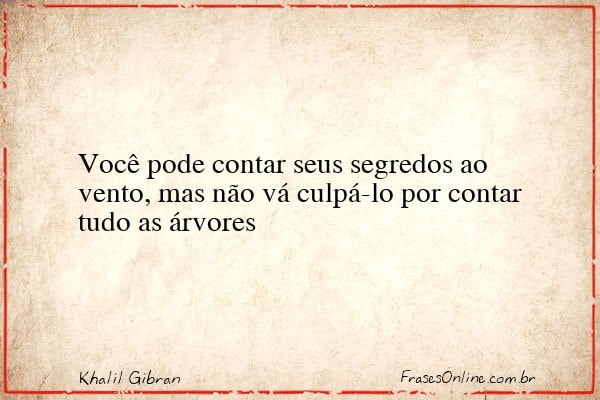Frase de Khalil Gibran