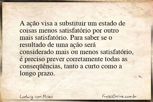 Frase de Ludwig von Mises
