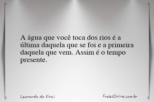 Frase de Leonardo da Vinci