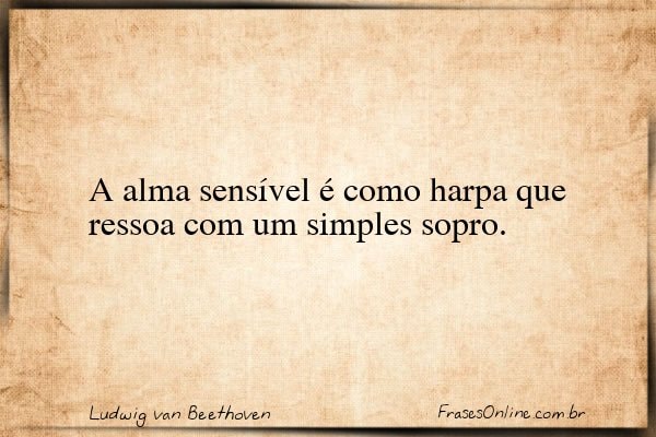 Frase de Ludwig van Beethoven