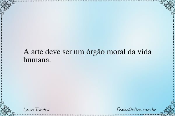 Frase de Leon Tolstoi