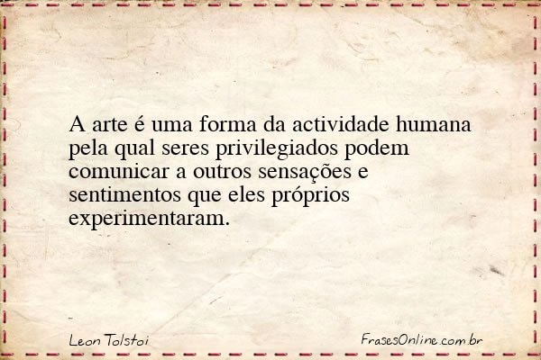 Frase de Leon Tolstoi