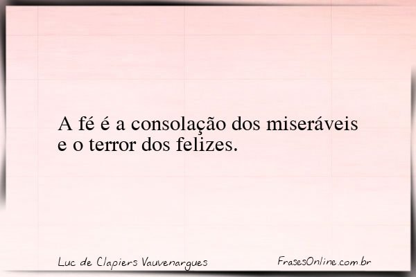 Frase de Luc de Clapiers Vauvenargues