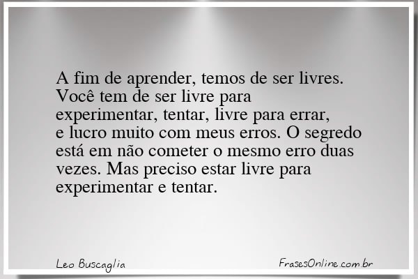 Frase de Leo Buscaglia