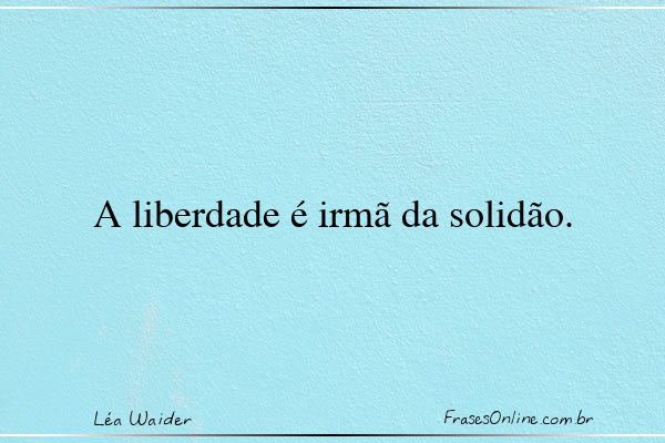 Frase de Léa Waider