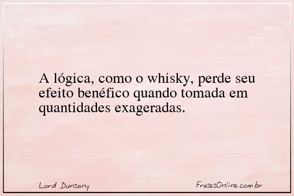 Frase de Lord Dunsany