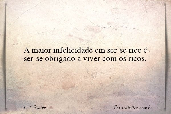 Frase de L. P. Smith