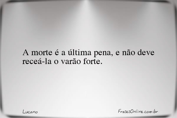 Frase de Lucano