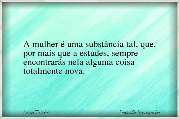 Frase de Leon Tolstoi