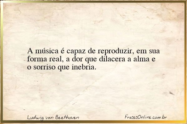 Frase de Ludwig van Beethoven