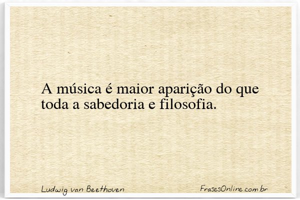 Frase de Ludwig van Beethoven