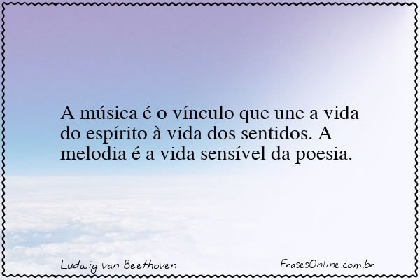 Frase de Ludwig van Beethoven
