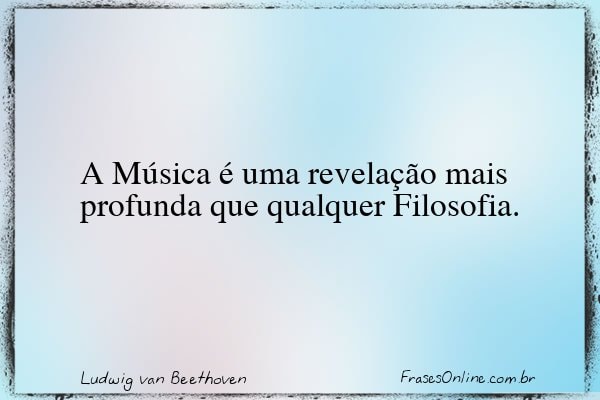 Frase de Ludwig van Beethoven