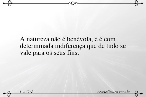 Frase de Lao Tsé