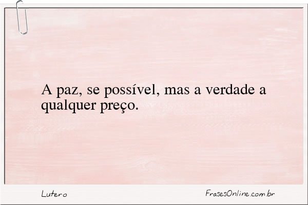 Frase de Lutero