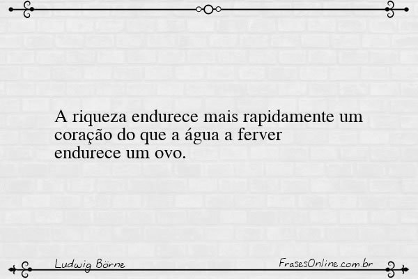 Frase de Ludwig Börne