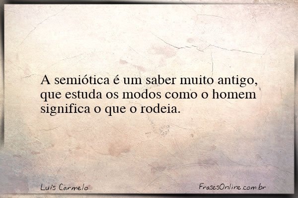 Frase de Luís Carmelo