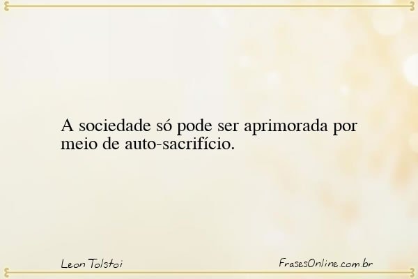 Frase de Leon Tolstoi