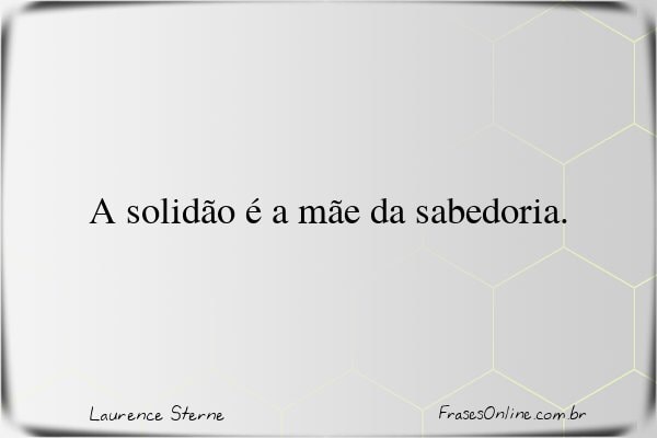 Frase de Laurence Sterne