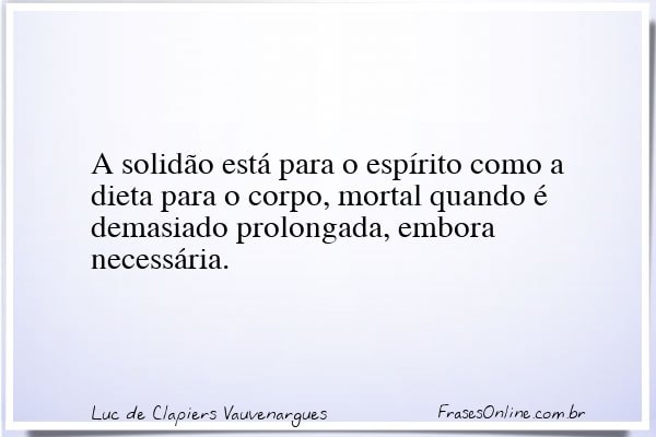 Frase de Luc de Clapiers Vauvenargues