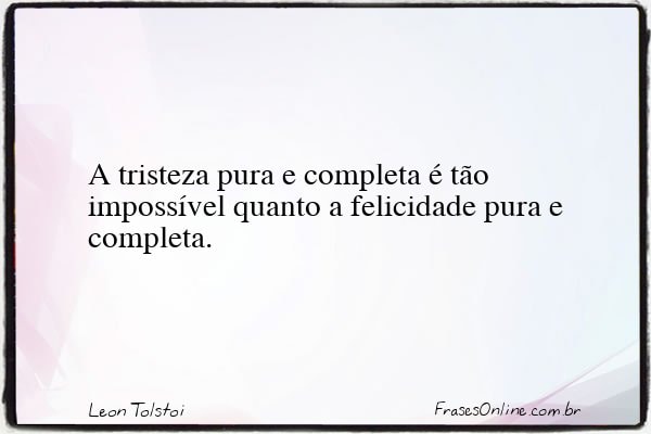 Frase de Leon Tolstoi