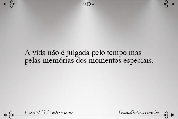 Frase de Leonid S. Sukhorukov
