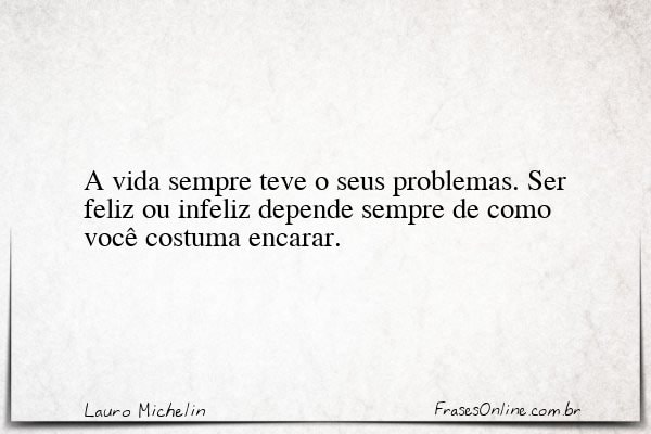 Frase de Lauro Michelin