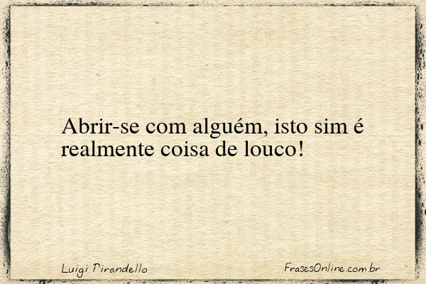 Frase de Luigi Pirandello