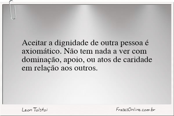 Frase de Leon Tolstoi