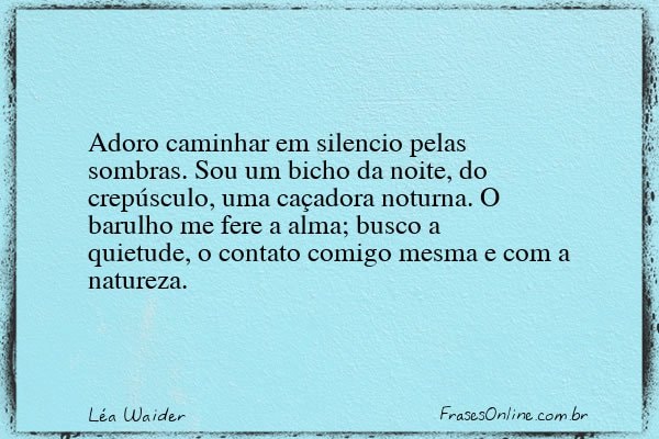 Frase de Léa Waider