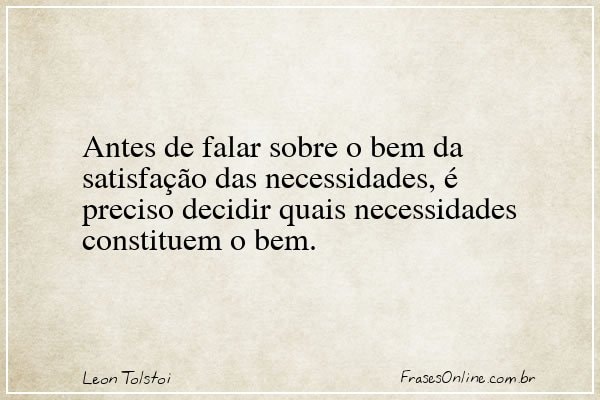 Frase de Leon Tolstoi