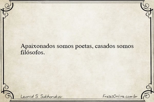 Frase de Leonid S. Sukhorukov