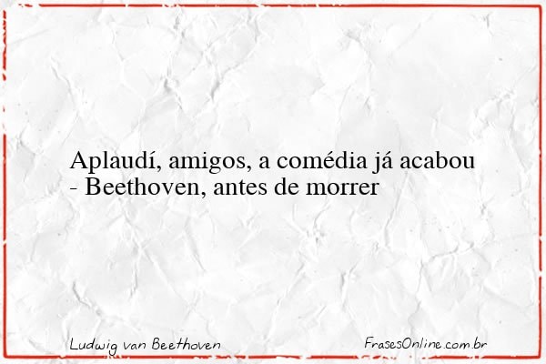Frase de Ludwig van Beethoven