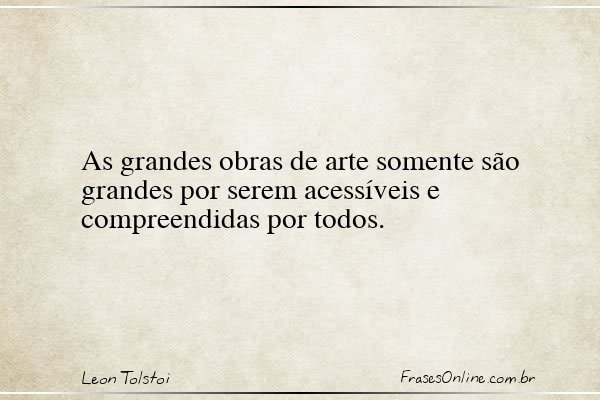 Frase de Leon Tolstoi